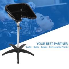 老年人簡便移動塑料小洗頭盆韓式理髮店洗頭盆立式升降洗頭架