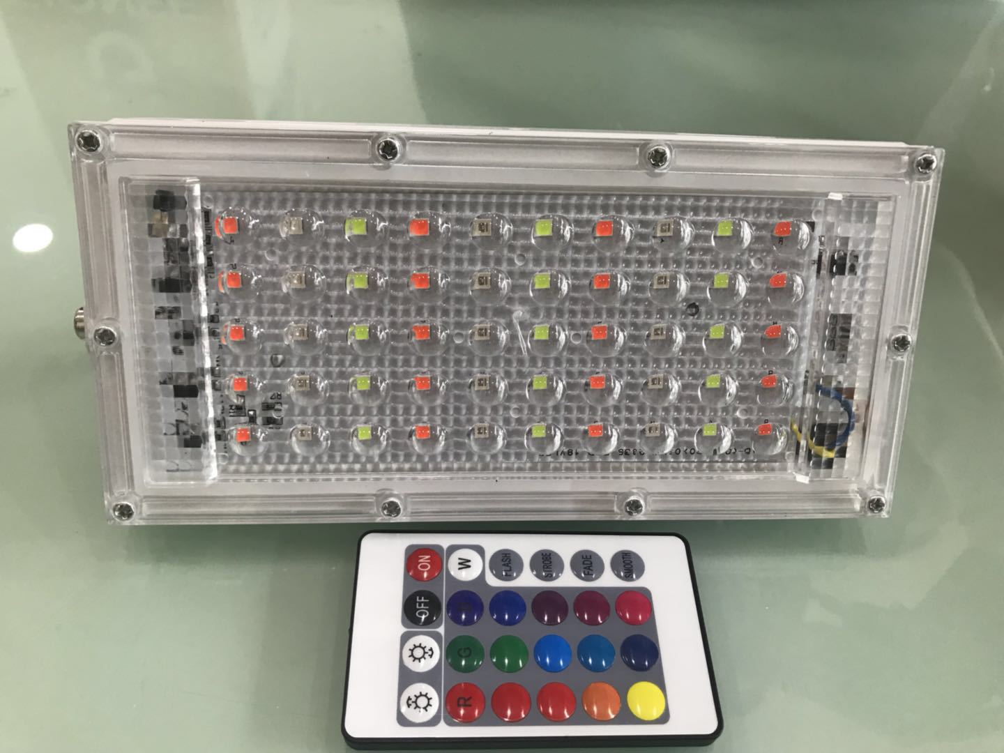 220V 비드 포인트 렌즈 RGB50W