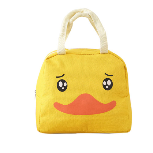 Student cartoon thermal bag aluminum foil thermal bag thermal insulation cold bag convenient travel picnic bag portable lunch bag
