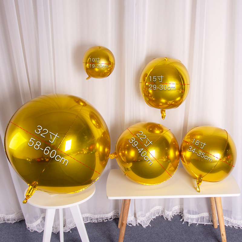 4D aluminum foil ball ball decoration whole package wedding wedding…