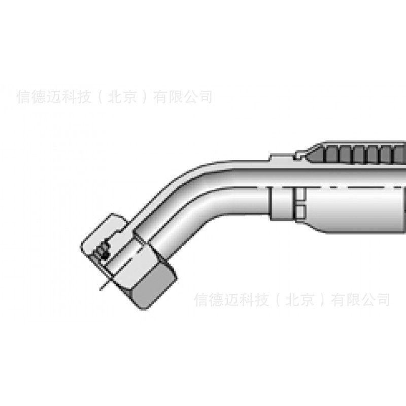 PARKER派克软管接头-轻系列-45°接头1CE43-28-12