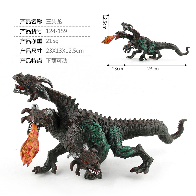 Simulación DE LOS NIÑOS sólido Jurásico dragón mágico modelo animal del bosque variante plástico dinosaurio dragón traje juguete adornos