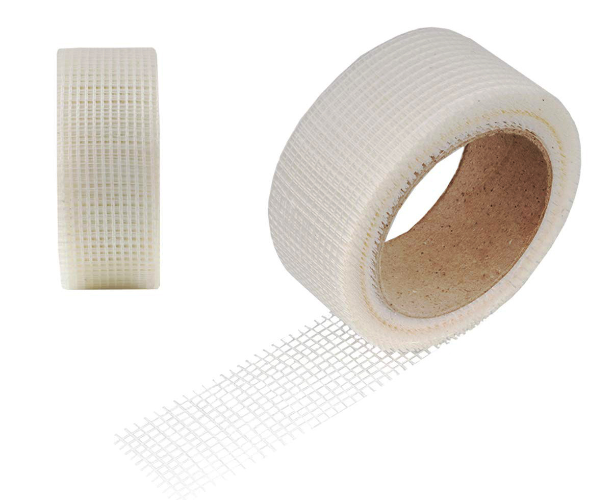 月出东南亚3w 55g 玻纤网格胶带 自粘胶带  墙体裂缝修补源头厂家