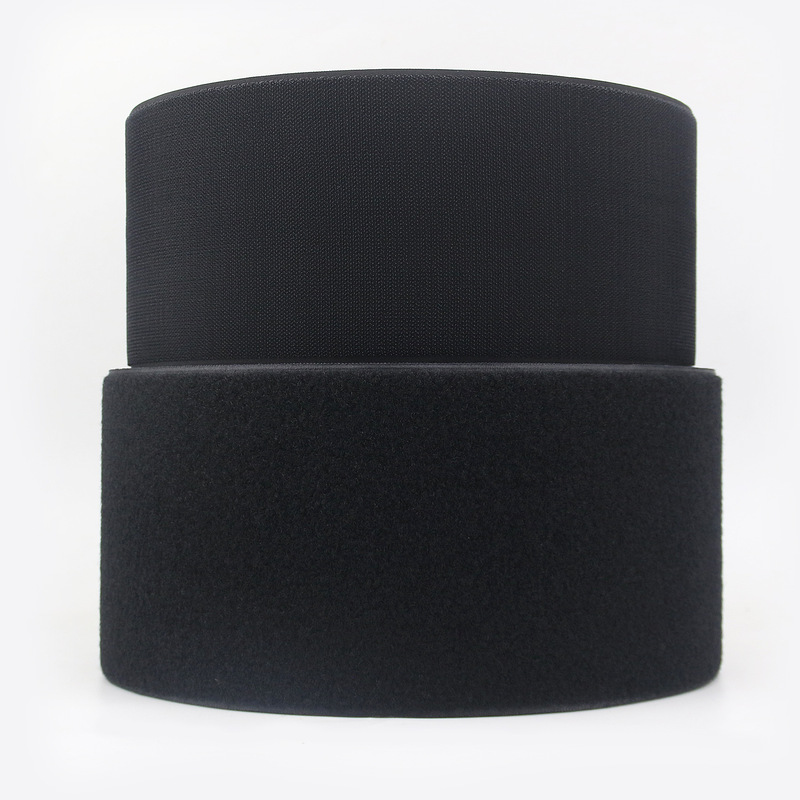 Black and White Magic Tape Fasteners, Male and Female Buttons, Nylon Hook and Loop Fasteners, Mixed Materials, Adhesive-Free Sewing Accessories, Strong Adhesion