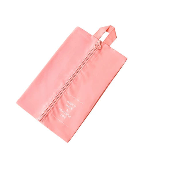 Fuchsia shoe bag