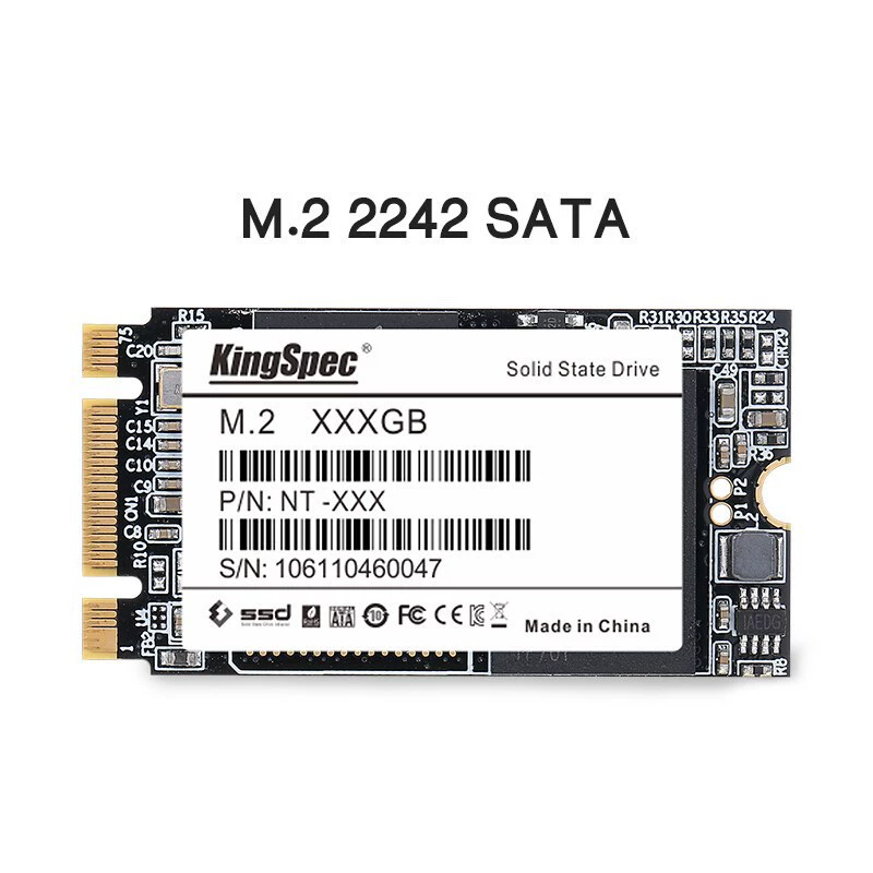 Твердотельный накопитель (SSD) KingSpec 1 ТБ, M.2-2242 (SATA)