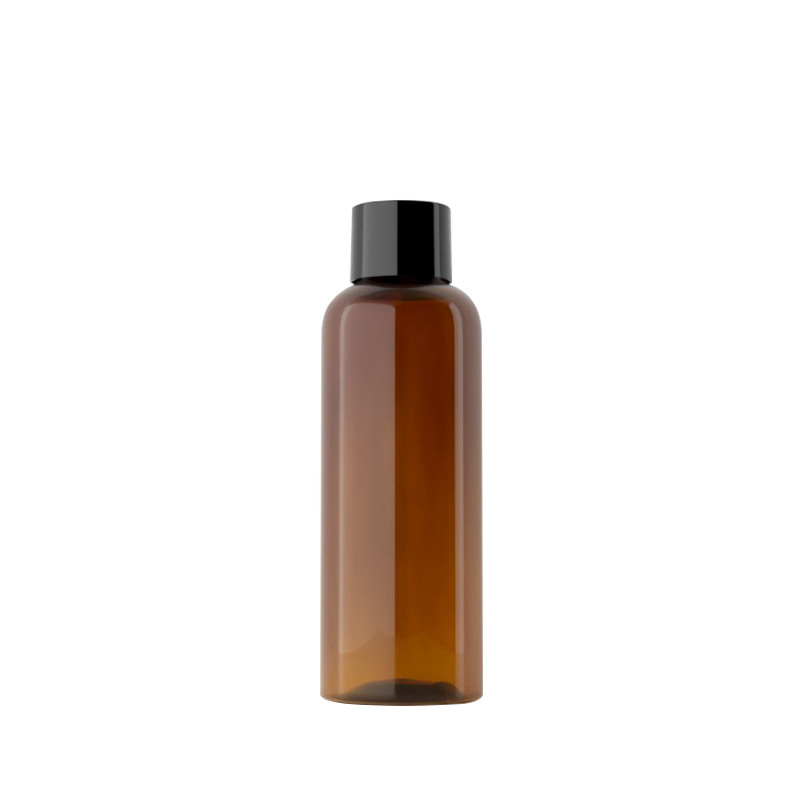 100ml de hombro redondo botella de cubierta ordinaria botella de cola botella de plástico PET botella de agua de loción y otros cosméticos sub-botellas