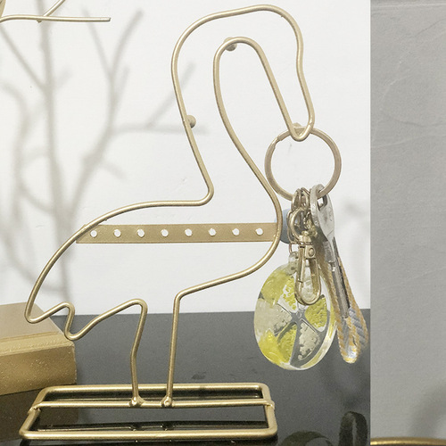 Factory Direct Cross-Border Nordic Necklace Earring Jewelry Rack Decorative Shelf Ornament Creative European Iron Wire Stand