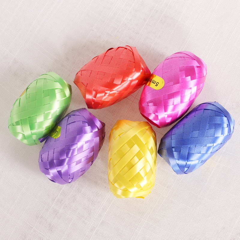 Decoración de la boda de vacaciones cinta globo 10 m cinta de huevo creativo película de aluminio cinta de rugby láser