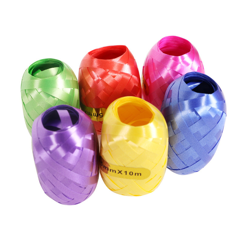 Decoración de la boda de vacaciones cinta globo 10 m cinta de huevo creativo película de aluminio cinta de rugby láser