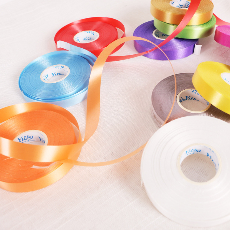 Fabricante al por mayor accesorios de globo 30 metros cinta de plástico anillo decoración cinta globo cinta
