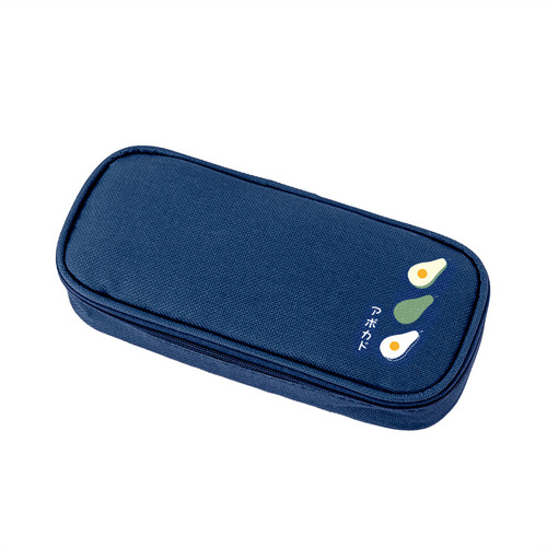 Simple student stationery storage creative stationery box Oxford cloth fruit pencil bag large capacity pencil bag advertising wholesale