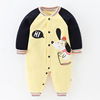 Children's demi-season clothing, warm overall, keep warm bodysuit for new born, internet celebrity, factory direct supply, increased thickness