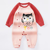 Children's demi-season clothing, warm overall, keep warm bodysuit for new born, internet celebrity, factory direct supply, increased thickness