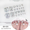 Summer Japanese leg stickers, nail stickers, fake nails for nails, 22 years, new collection