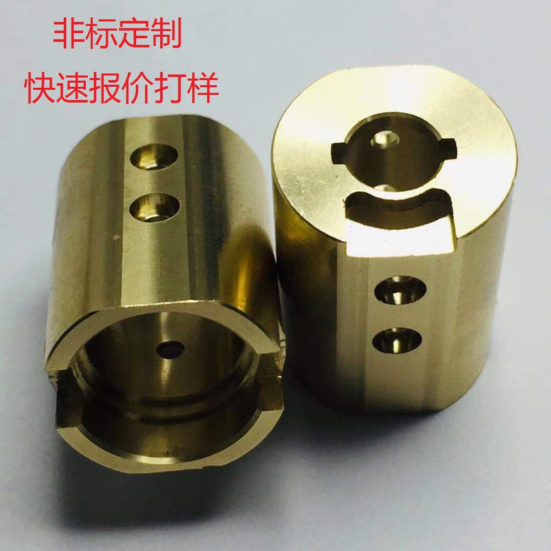 16949认证工厂快速报价出样材质铜走芯机自动车床加工高精密铜套