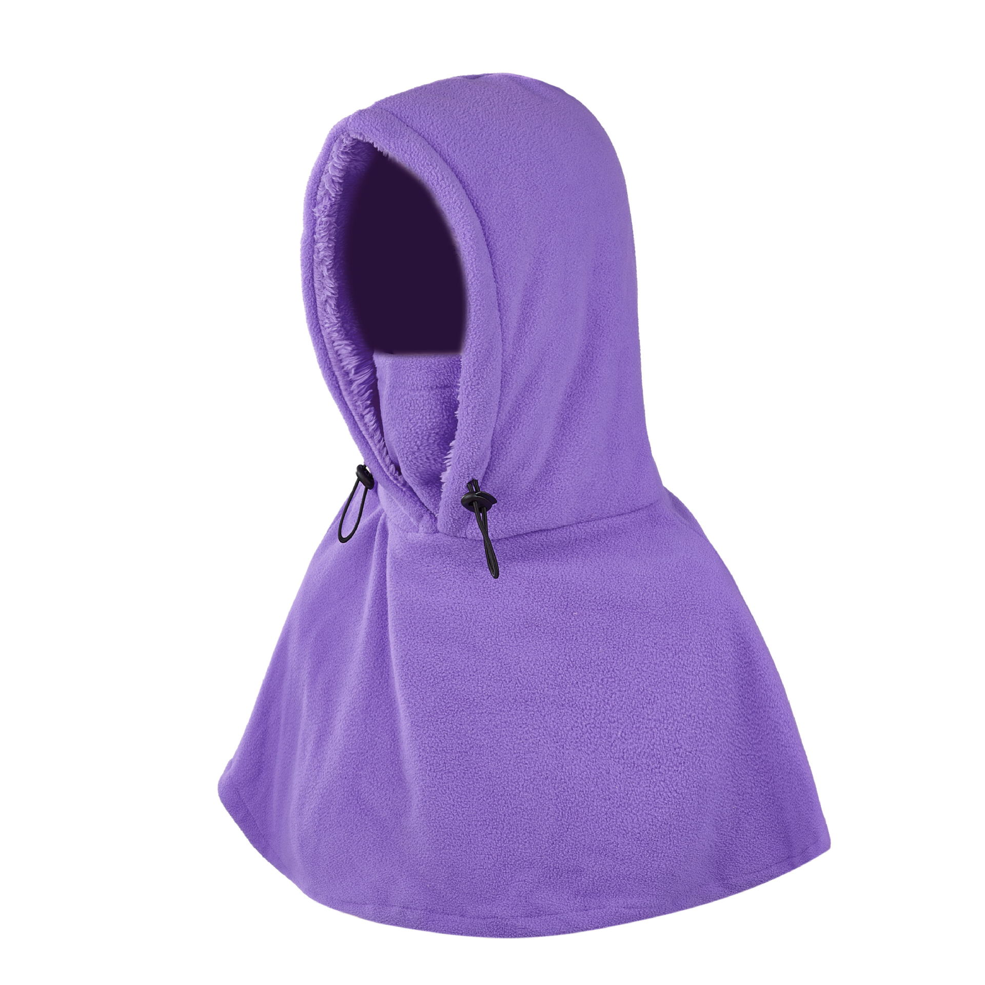 Outdoor Cycling Winter Ear Protection Fleece-Lined Thickened Warm Polar Fleece Windproof Hat Three-In-One Shawl Hat Cold-Proof National Trend