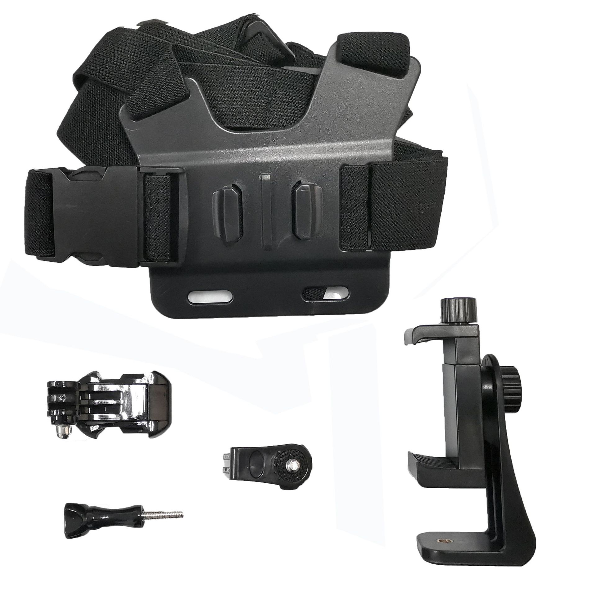 Soporte de Disparo con Correa para el Pecho, con Perspectiva en Primera Persona, Compatible con Teléfonos Apple, Samsung y Huawei.