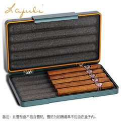 Lafuli Cigar Box Lightweight Aluminum 31MM Cigar Humidor Portable Aluminum Magnesium Alloy 5-Position Storage Box