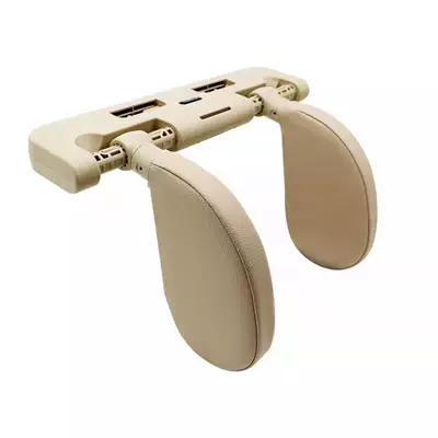Ce Certified Car Sleeping Gadget, Headrest - a02-car-side-pillow-beige