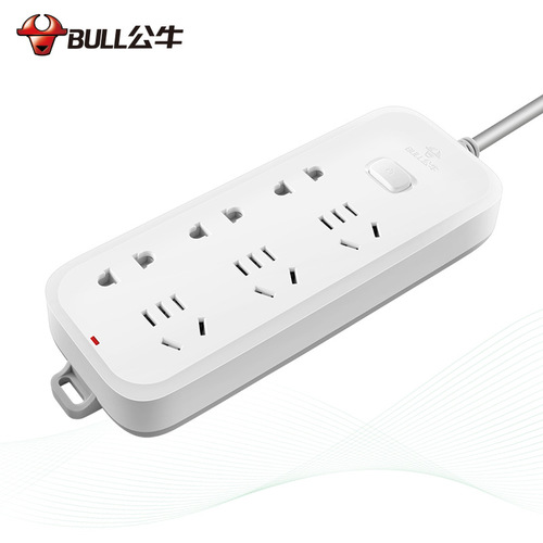 Bull socket board with line smart usb plug-in board household multi-function switch panel power drag line board