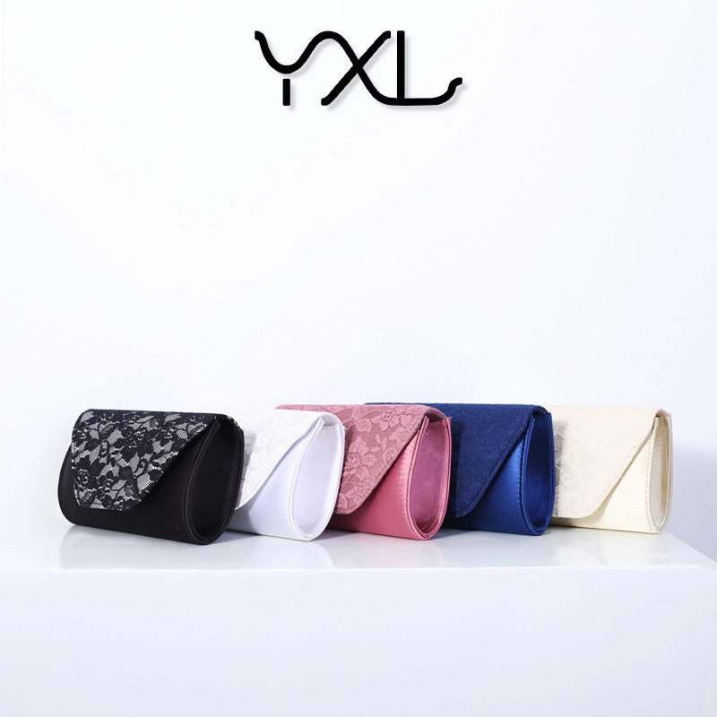 2023 nuevo encaje bolso de noche de las mujeres de moda europea y americana de embrague flap hombro bolsa de embrague bolsa de la cadena