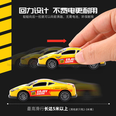 Alloy car model, children's new bouncy alloy car, cross-border alloy engineering car toy