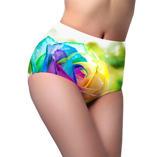 Women's High WaistedŮʿ������ѝӡˢ�D�� �o�ۃ�ѝ�r������ѝ