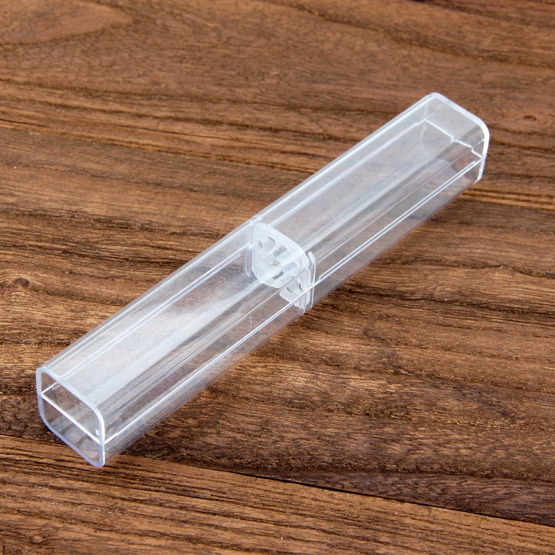 Plastic rectangular acrylic pack PVC, pencil case, table storage system