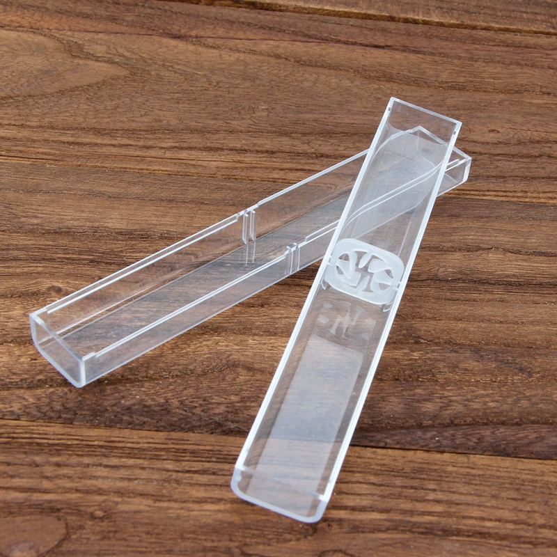 Plastic rectangular acrylic pack PVC, pencil case, table storage system