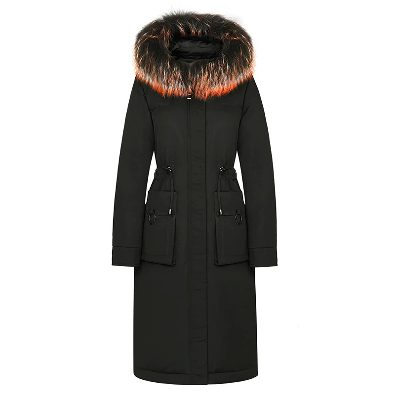 Velvet winter capacious down jacket, brace, duck down, plus size, increased thickness