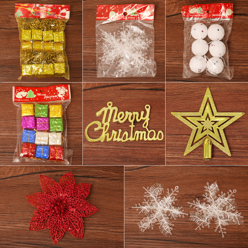 Christmas decoration tree top star Bell Pinecone snare drum snowball letter card bow mall Christmas tree accessories Christmas decoration tree top star Bell Pinecone snare drum snowball letter card bow mall Christmas tree accessories