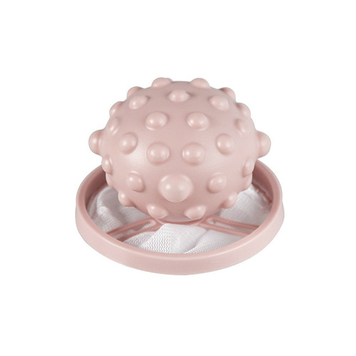 Washing machine float filter bag lint remover cleaning clothes washing ball (spiny ball) light color