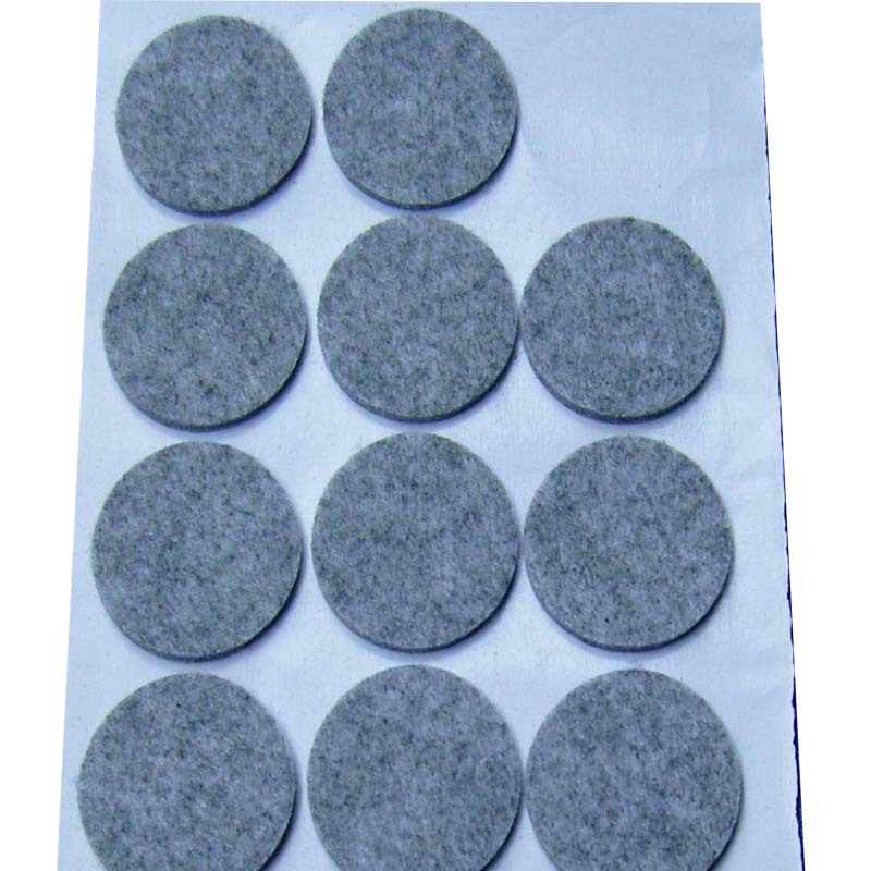 厂家供应毛毡胶垫,绒布垫,不织布垫片,背胶戟绒垫,家具毛毡脚垫
