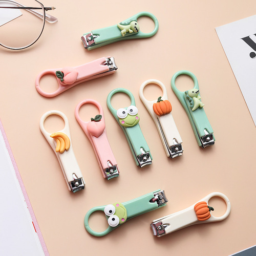 Creative Cartoon Nail Clipper Cute Student Nail Scissors Stainless Steel Nail Clipper Small Gift Portable Small Nail Clipper