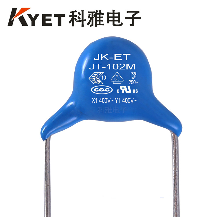 y1安规电容 JK-ET 102M400V P7.5/10 Y5U CT7交流高频 Y1陶瓷电容