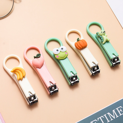 Creative Cartoon Nail Clipper Cute Student Nail Scissors Stainless Steel Nail Clipper Small Gift Portable Small Nail Clipper