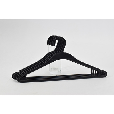 新款黑色塑料衣架干洗店酒店专用儿童衣架服装厂衣架厂家批发|ru