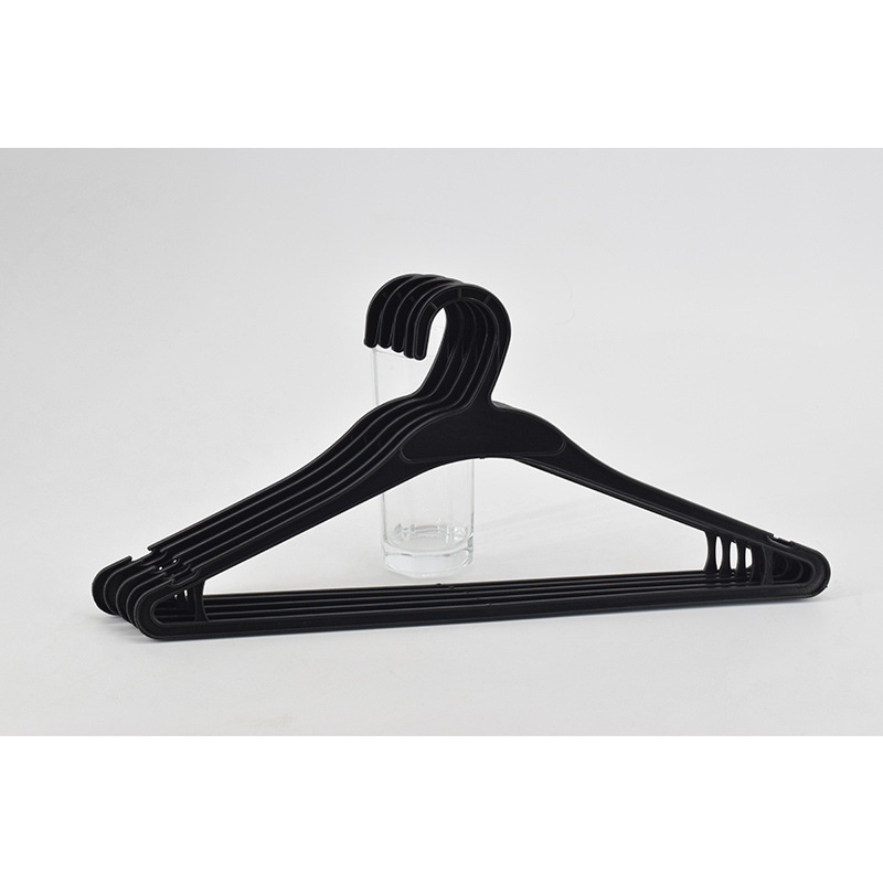 新款黑色塑料衣架干洗店酒店专用儿童衣架服装厂衣架厂家批发|ru
