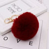 Demi-season fashionable keychain, bag, plush pendant, wholesale