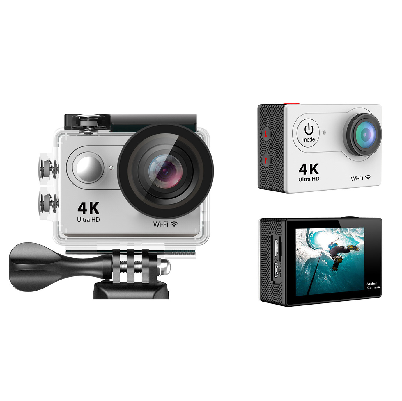 Factory direct underwater sports camera riding camera digital sports wifi waterproof DV camera spot advantage