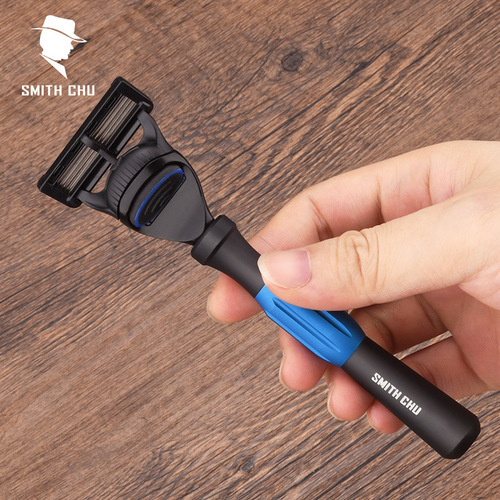 Chu Blacksmith razor manual razor classic old-fashioned razor men's beard knife alloy handle set gift box