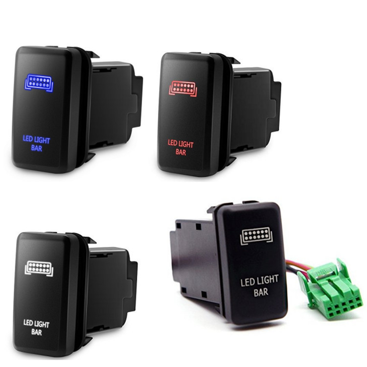 改装日系车开关汉兰达雷凌普拉多锐志预留位改装日行灯雾灯开关