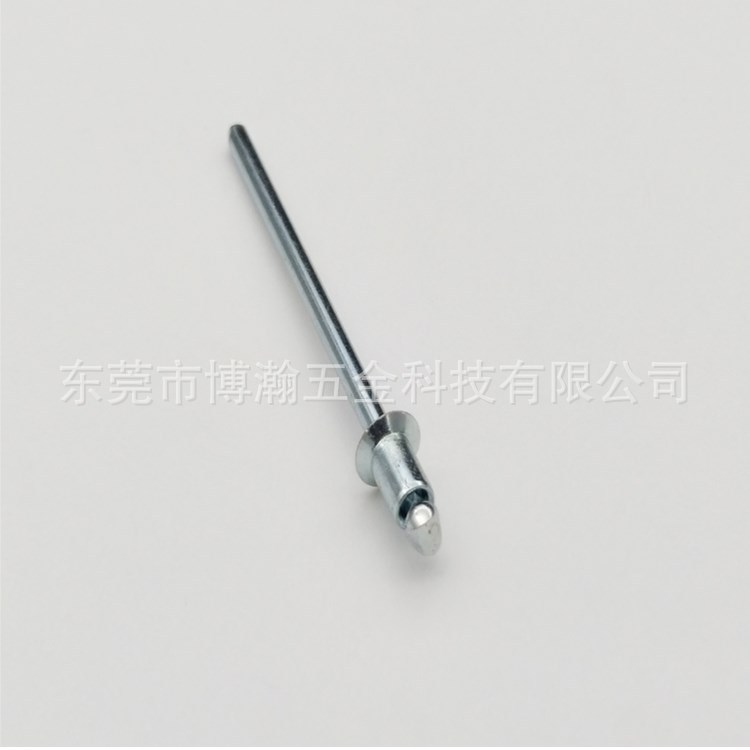 小沉头型全铁抽芯铆钉GB12617开口沉头型铁拉铆钉3.2*6.0