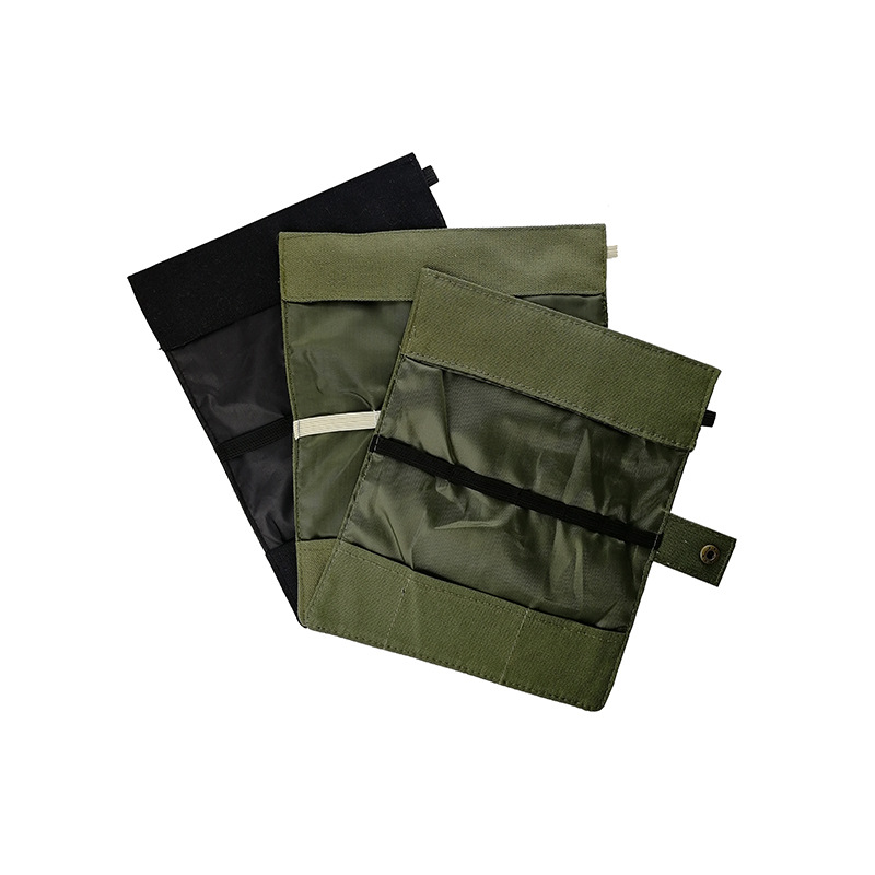 Amazon transfronteriza de bambú cuchillo, tenedor y cuchara traje de bambú viaje vajilla bolsa de almacenamiento vajilla bolsa de regalo