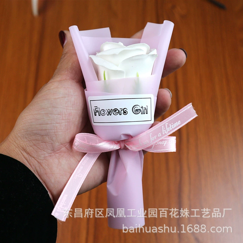 FLOWERS GIRL Маленькое мыло в форме цветка, подарочная коробка, набор, оптовый