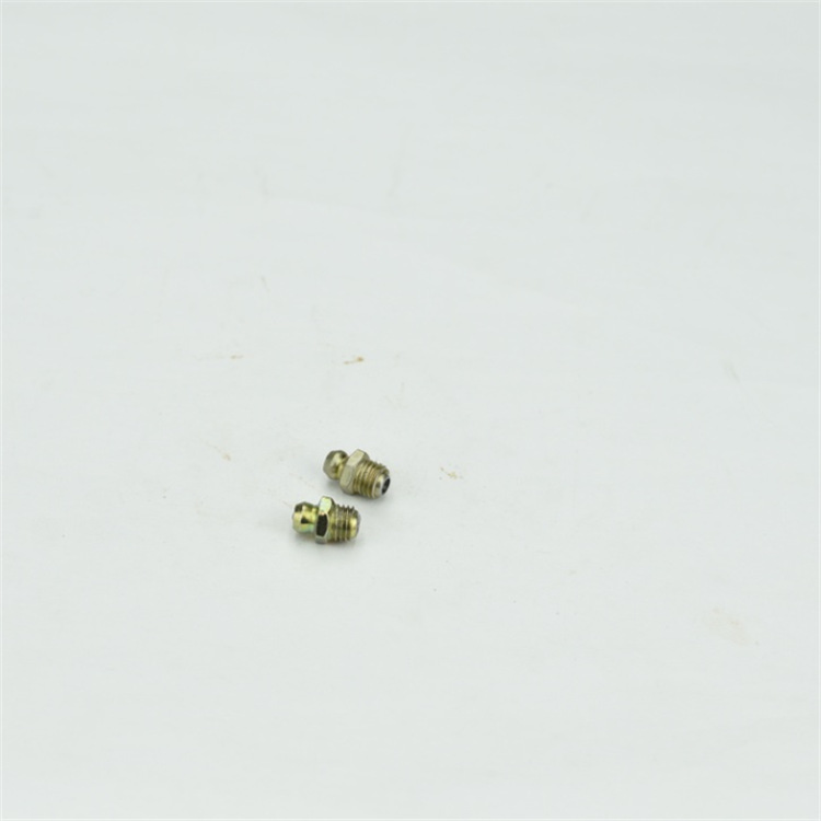 DIN71412 color de zinc lubricante grasa boquilla recta, accesorios de pistola de grasa boquilla recta