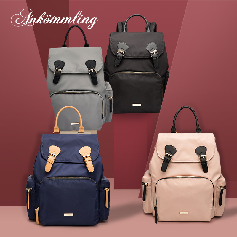 Double Shoulder Mommy Bag 2023 Large Capacity Mother and Baby Bag Lightweight Multifunctional Baby Mommy Bag with Dry and Wet Separation for Outings