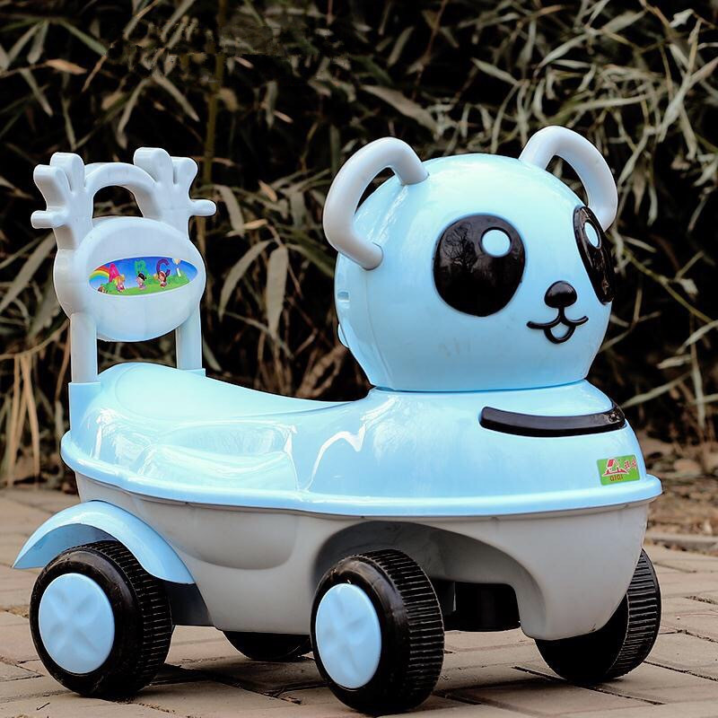 Children with early education Music Big Yellow Duck Walker toddler beeping car sneak twist car Baby Scooter