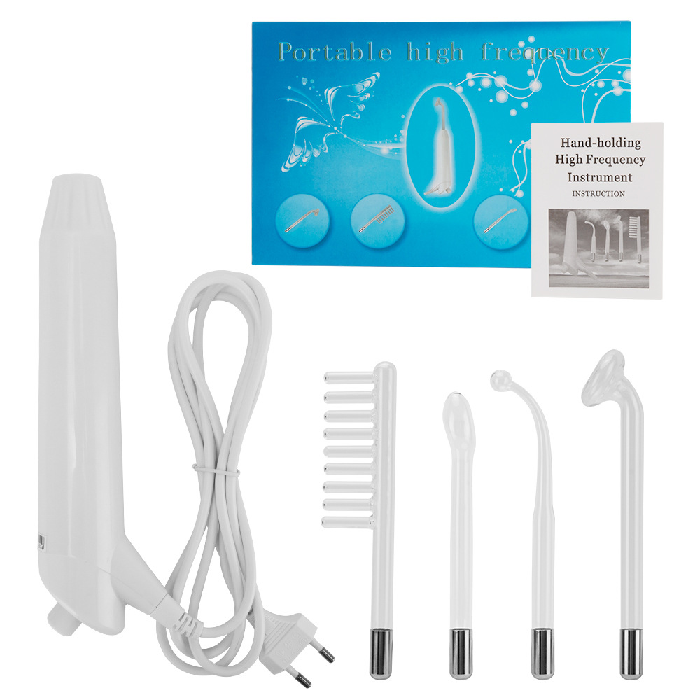 Onda electromagnética de alta frecuencia palo de belleza de alta frecuencia electromagnética de enfermería eliminación de acné y punto de decoloración fisioterapia instrumento de enfermería transfronteriza